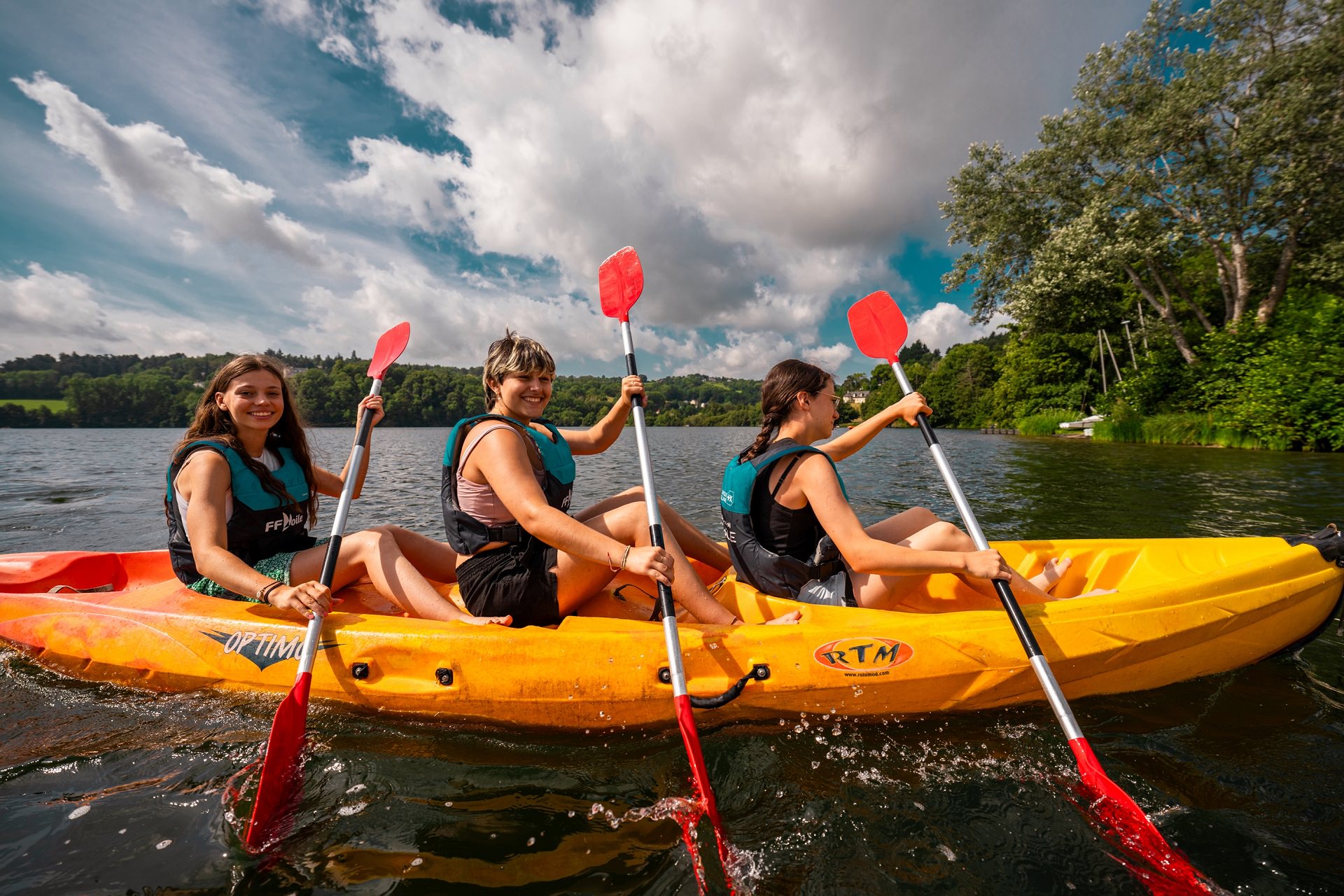 canoë dans le Puy-de-dôme