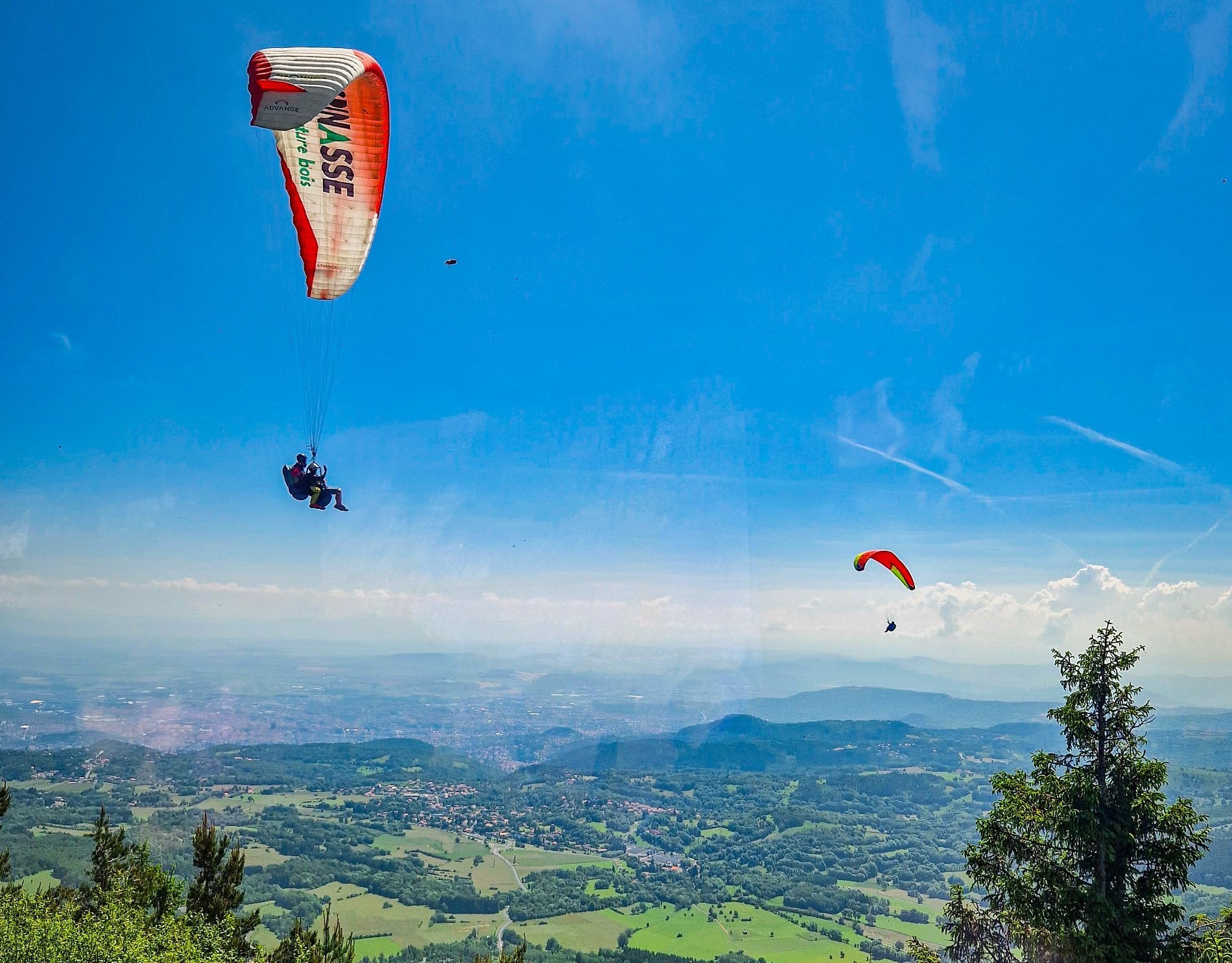 Parapente autour du Puy-de-Dôme