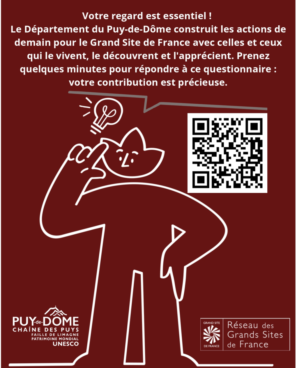 Enquête Grand Site de France - Chaine des Puys